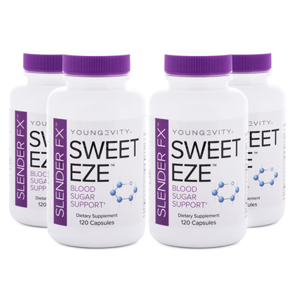 4 pk -Slender Fx™ Sweet-Eze™- 120 Capsules